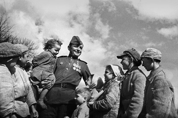 Орловская область, 1945 год (фото Н. Боде)